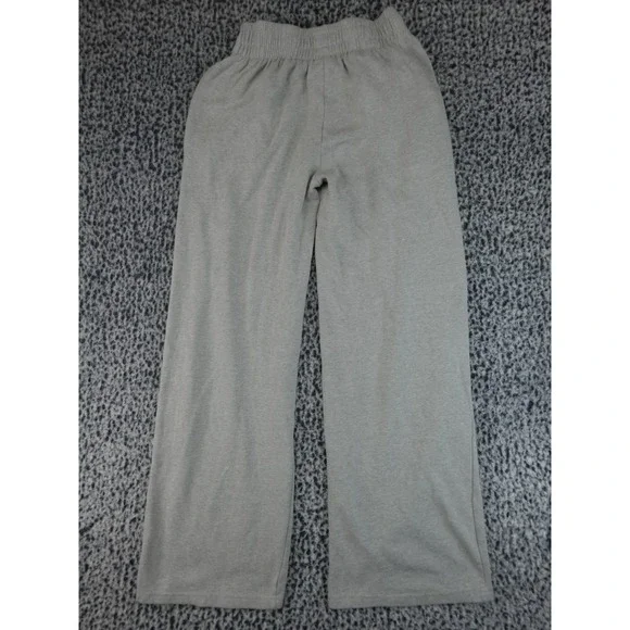 Hello Kitty Sanrio Gray Wide Leg Sweatpants Glitter Apple Graphic Womens Medium - Picture 8 of 9